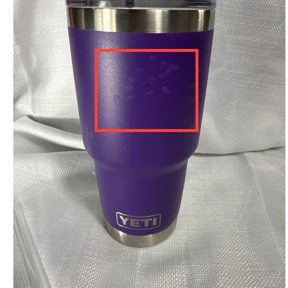 Yeti Rambler 30 oz Tumbler Purple Stainless Steel Vacuum Insulated MagSlider Lid - Picture 3 of 4